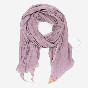 Late Sunday Afternoon Valley Bloom Linen Scarf